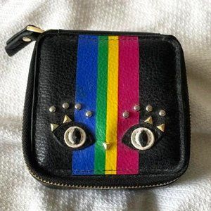Neiman Marcus Jewelry Case Cat Eye Rainbow